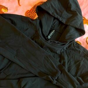 Athleta triumph cropped hoodie black size xxs